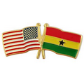 USA & Ghana Flag Pin